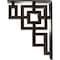 Ekena Millwork Eris Wrought Iron Bracket, (Triple center brace), Antiqued Pale Gold 2"W x 5 1/2"D x 8"H BKTM02X05X08TERAPG - alternate 4
